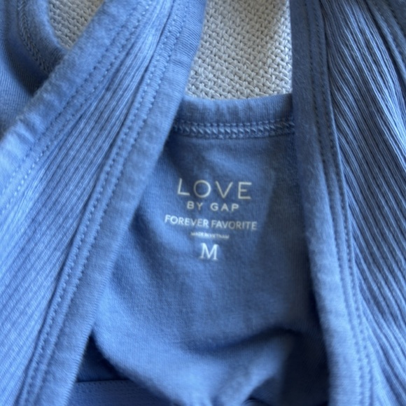 GAP Fitted Blue Tank Top - Picture 6 of 11